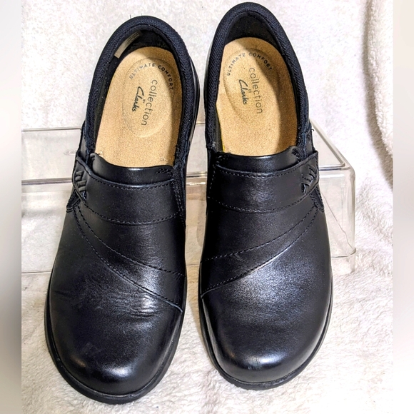 Women's Black Clarks Ultimate Comfort‎ Collection | Size 7.5 M - Picture 4 of 10